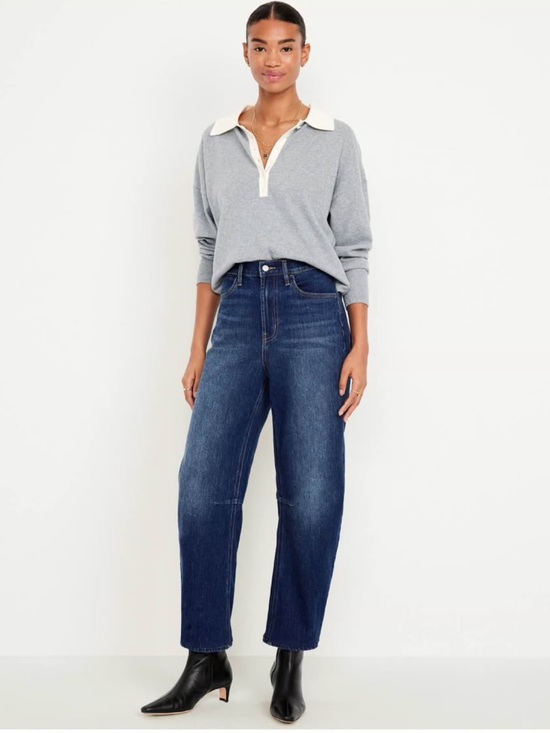 Old Navy Denim - Old Navy WOW High waisted Barrel Ankle Jeans